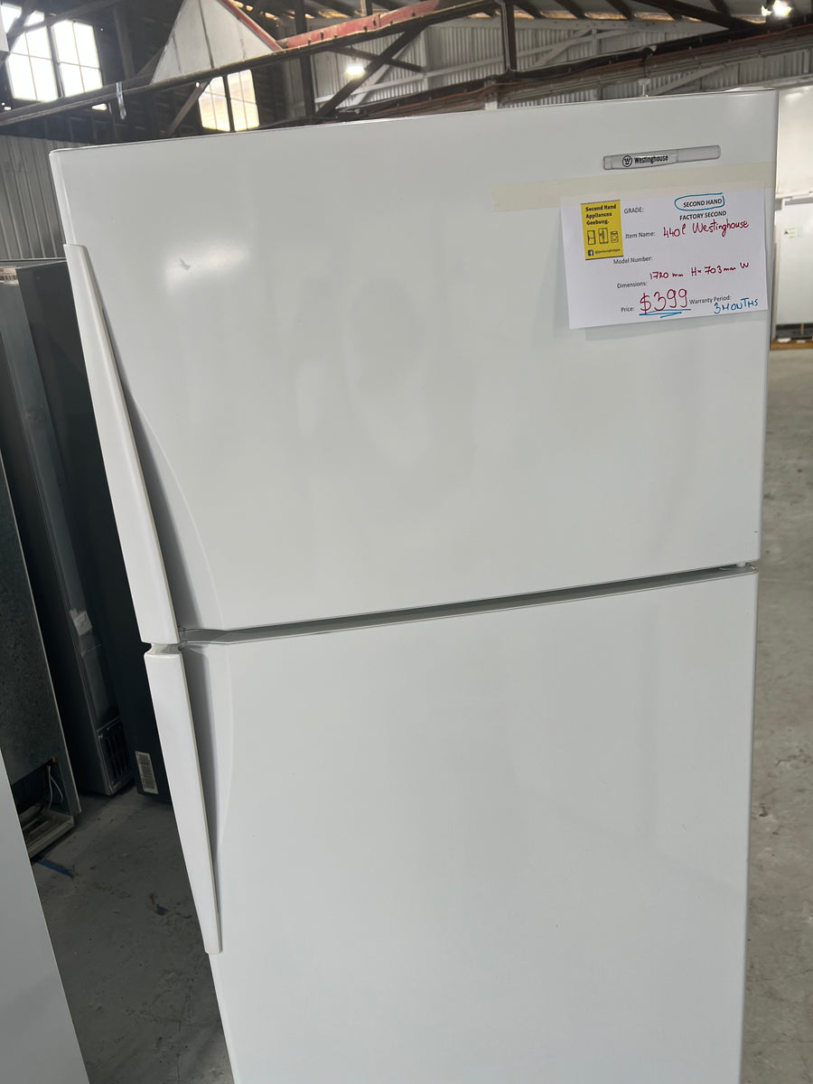Second hand 440L Westinghouse fridge freezer RJ442V-R - Second Hand Appliances Geebung
