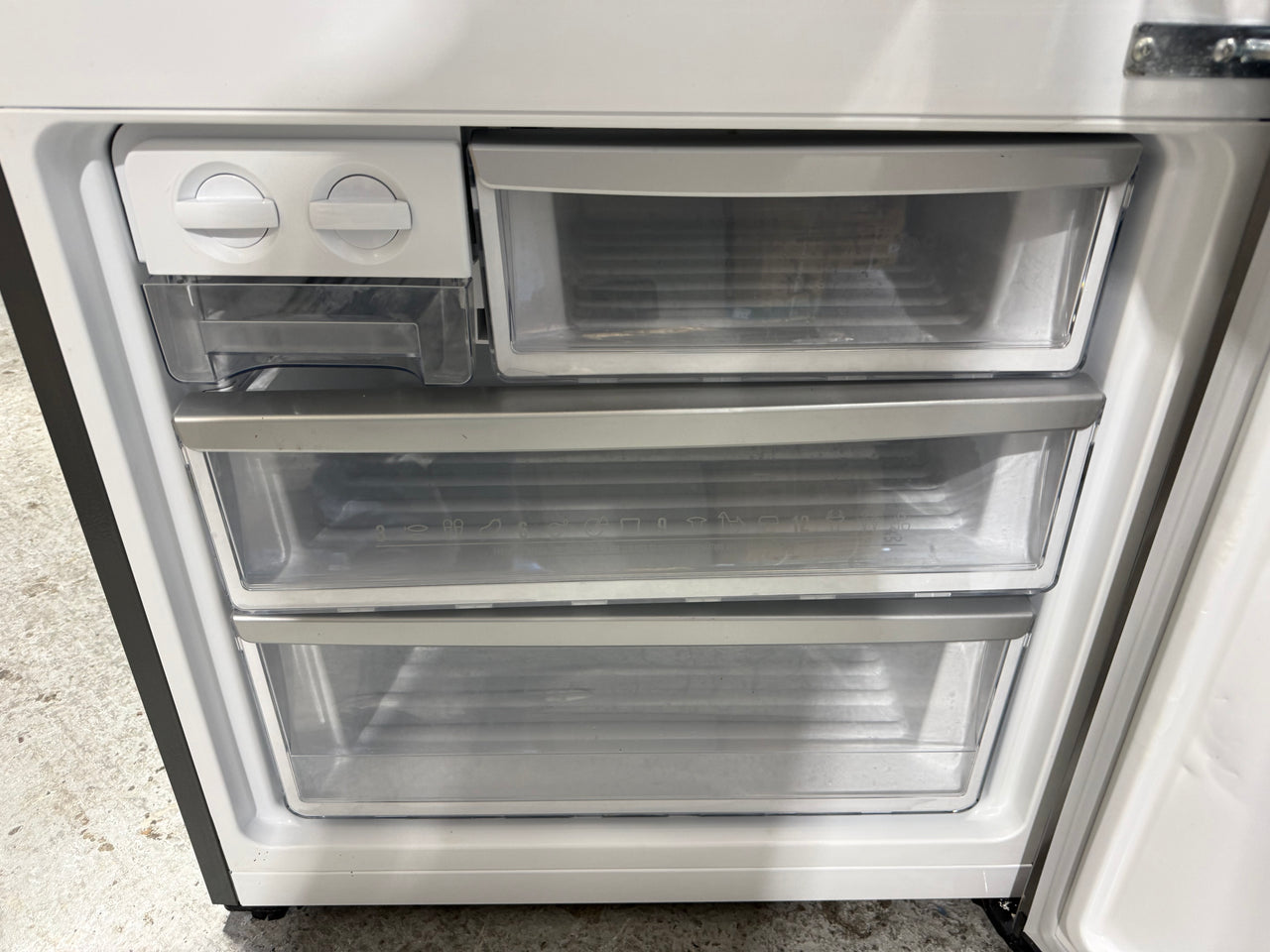 Second hand 453L Westinghouse Stainless Steel Bottom Mount Fridge  Model: WBE4514SA - Second Hand Appliances Geebung