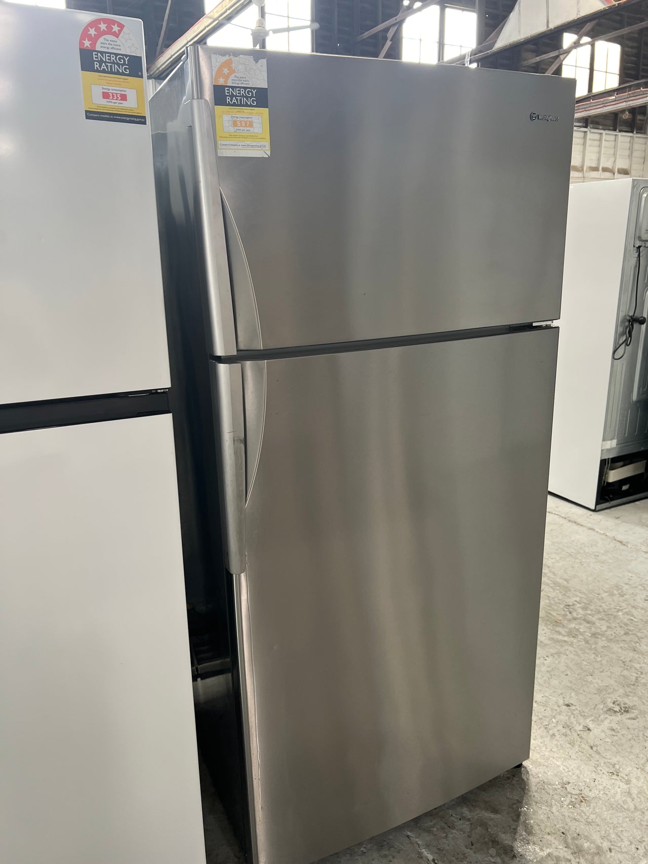 Second hand 520L Westinghouse Top Mount Fridge WTE5200SB - Second Hand Appliances Geebung