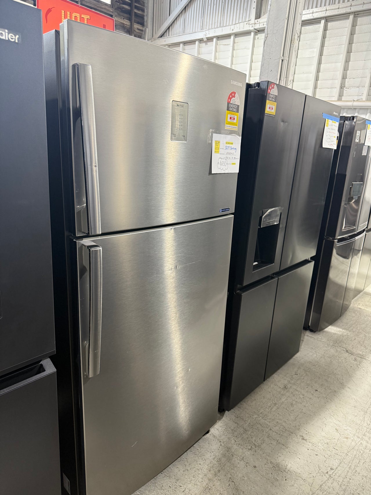 Second hand 527L Samsung Fridge Model: SR526MLS - Second Hand Appliances Geebung