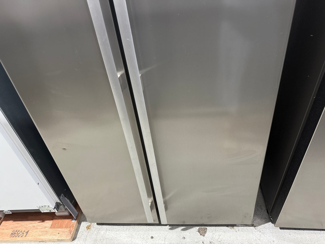 Second hand 606L Westinghouse Side By Side Fridge Model: WSE6100SA - Second Hand Appliances Geebung