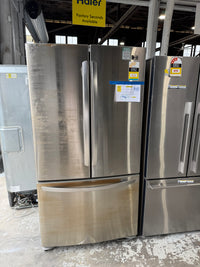 Thumbnail for Second hand 622 litre Stainless Steel French Door Fridge with Slide 'n' Glide Drawer GR-B218STS - Second Hand Appliances Geebung
