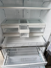Thumbnail for Second hand 622 litre Stainless Steel French Door Fridge with Slide 'n' Glide Drawer GR-B218STS - Second Hand Appliances Geebung