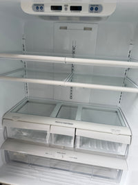 Thumbnail for Second hand 622 litre Stainless Steel French Door Fridge with Slide 'n' Glide Drawer GR-B218STS - Second Hand Appliances Geebung