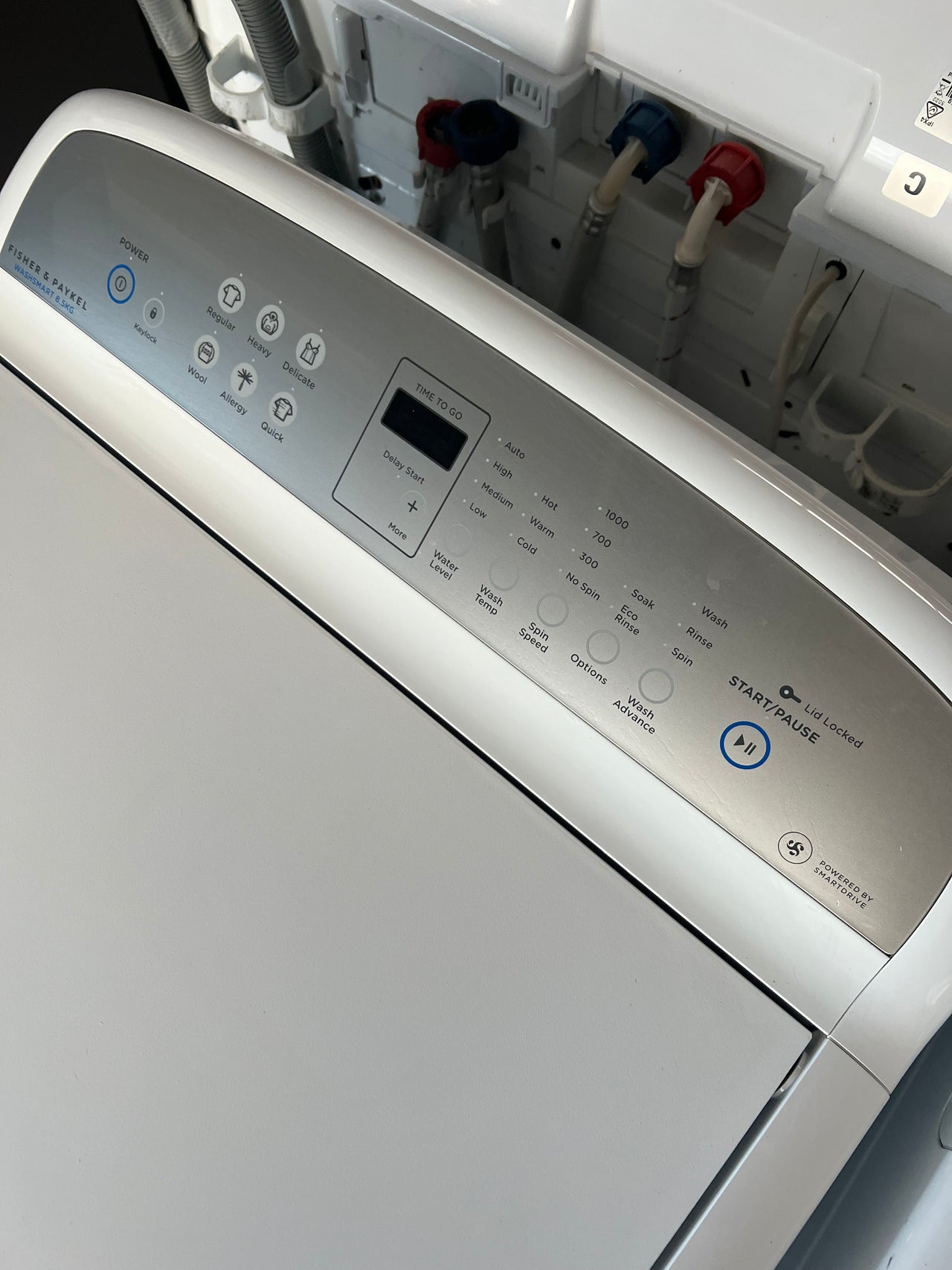 Second hand 8,5 kg Fisher&Paykel Top Loader washing machine  Model: WA8560G1 - Second Hand Appliances Geebung