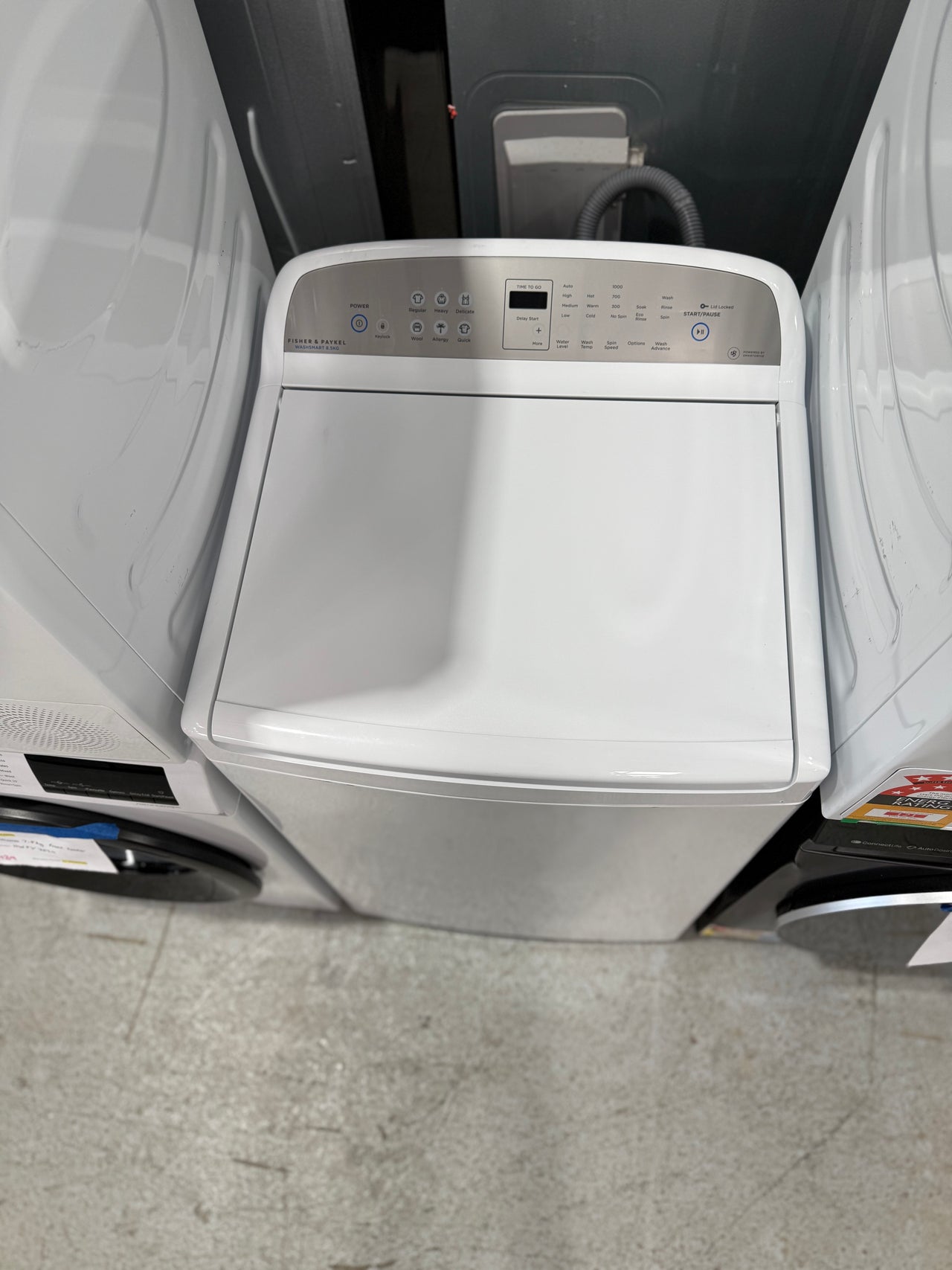 Second hand 8,5 kg Fisher&Paykel Top Loader washing machine  Model: WA8560G1 - Second Hand Appliances Geebung