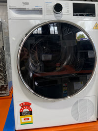 Thumbnail for Transportation damaged Beko 8kg Heat Pump Dryer with Steam & Wi-Fi – White (BDPB802SW) - Second Hand Appliances Geebung
