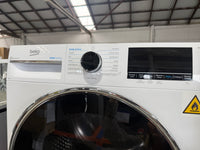 Thumbnail for Transportation damaged Beko 8kg Heat Pump Dryer with Steam & Wi-Fi – White (BDPB802SW) - Second Hand Appliances Geebung