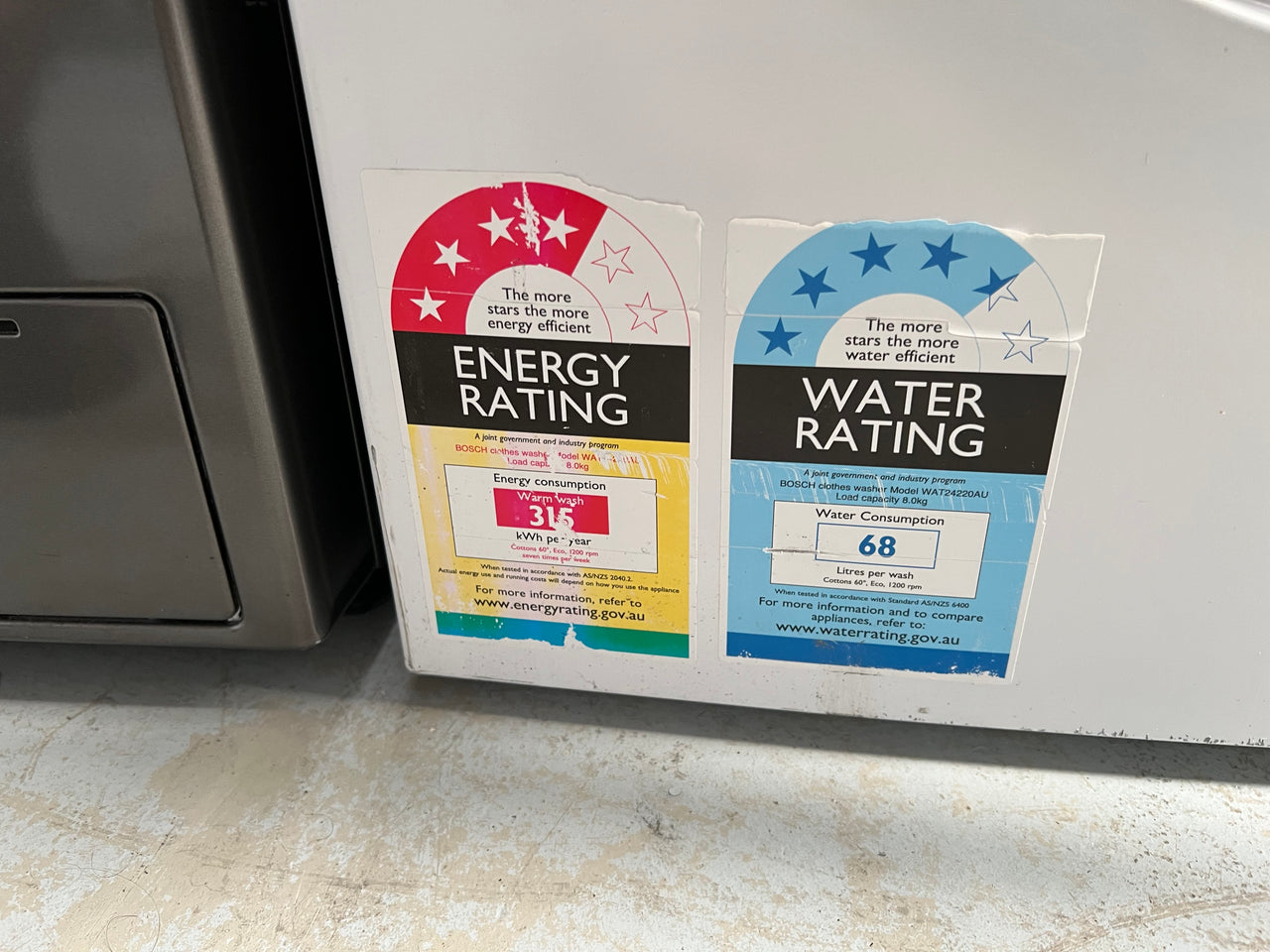 Second hand Bosch/Serie 6 / 8 kg Front Loader WAT24220AU - Second Hand Appliances Geebung