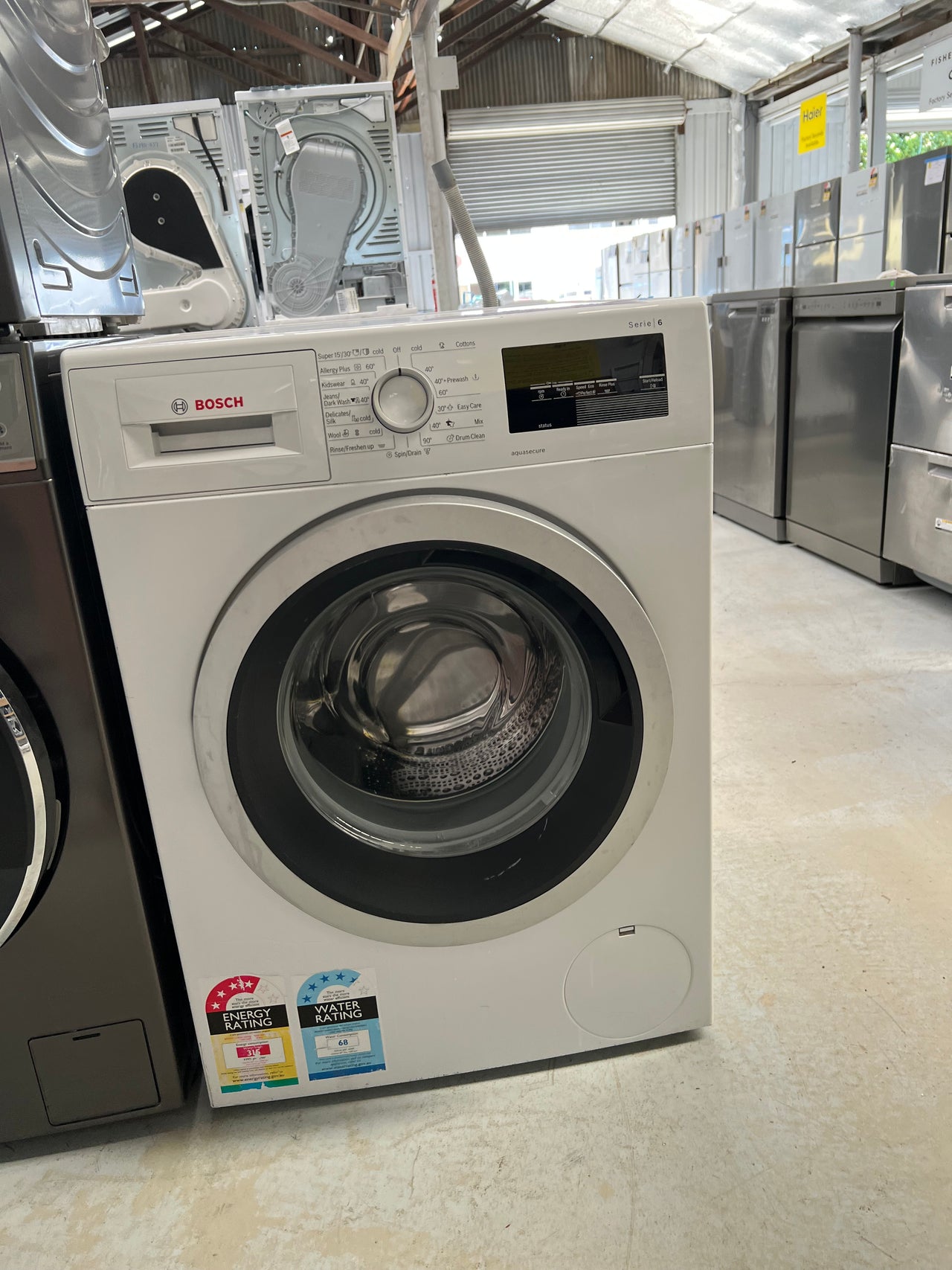 Second hand Bosch/Serie 6 / 8 kg Front Loader WAT24220AU - Second Hand Appliances Geebung