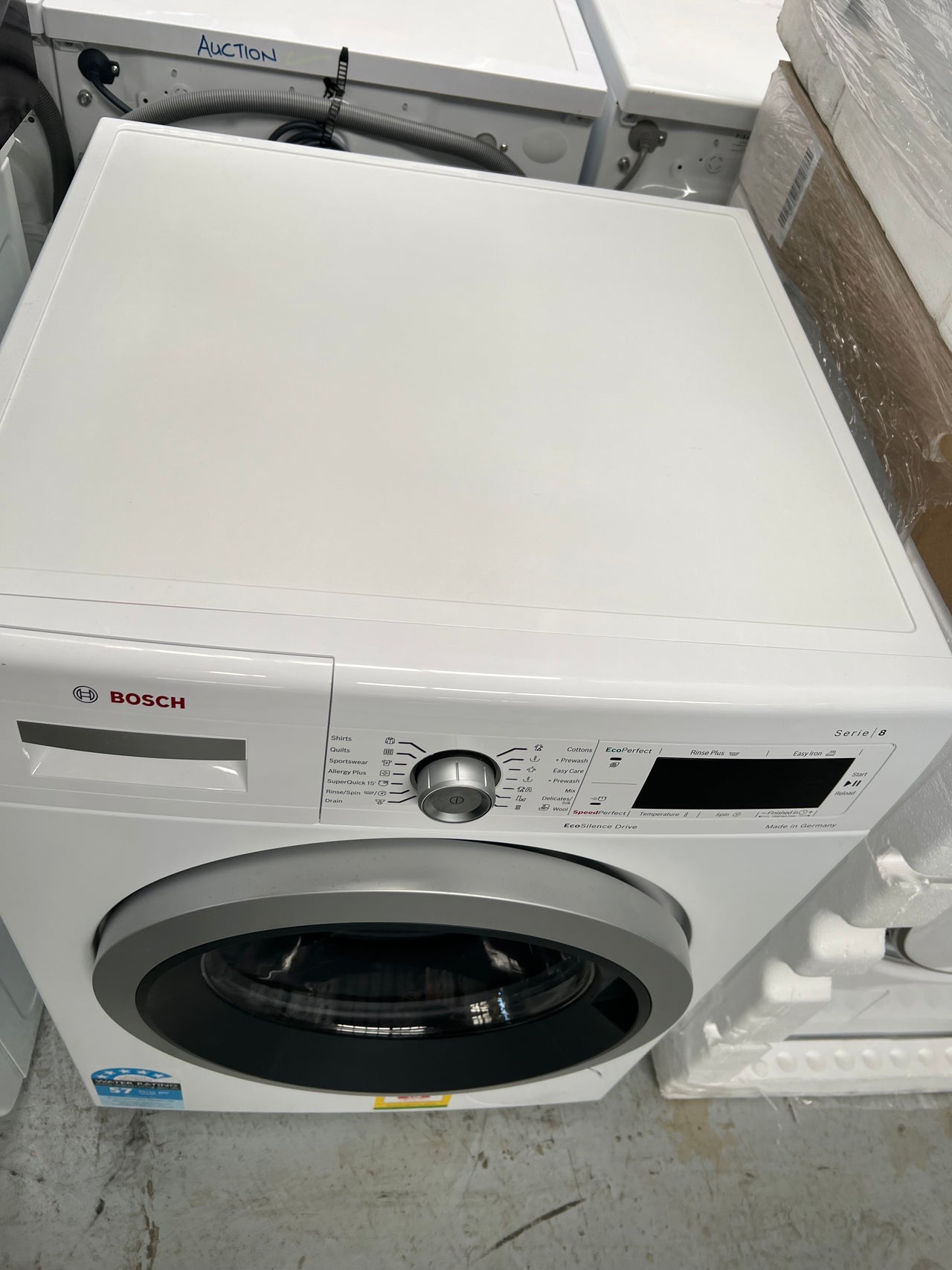 Second hand Bosch serie 8 / 8kg Front Loader WAW28441AU - Second Hand Appliances Geebung