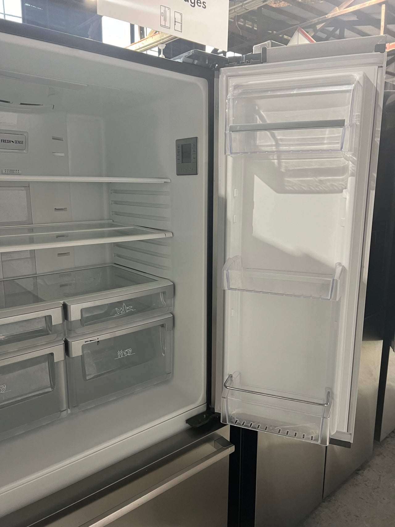 Second hand ELECTROLUX 510L FRENCH DOOR FRIDGE EHE5107SB - Second Hand Appliances Geebung