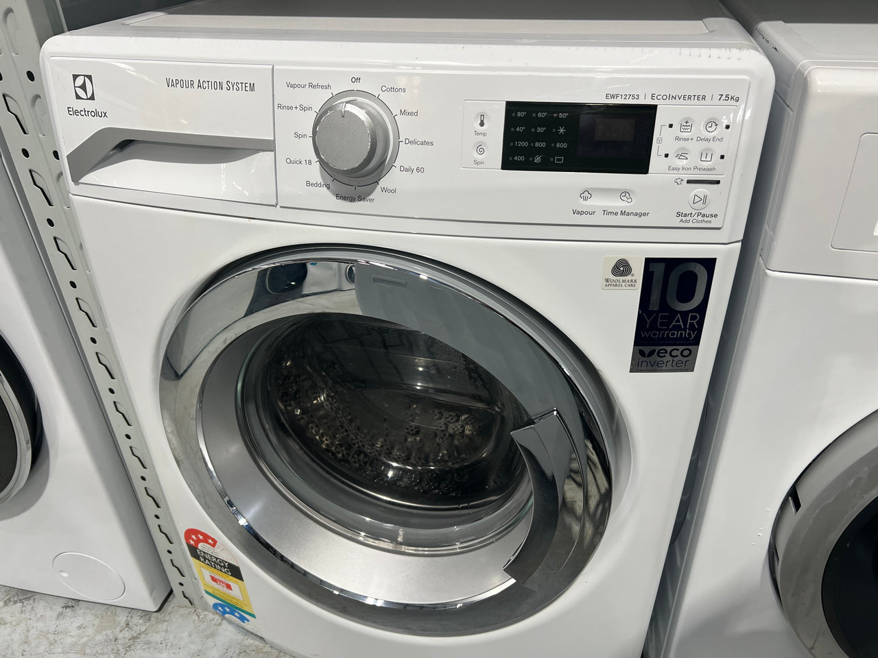 Second hand Electrolux 7.5kg Front Load Washing Machine Model: EWF12753 - Second Hand Appliances Geebung