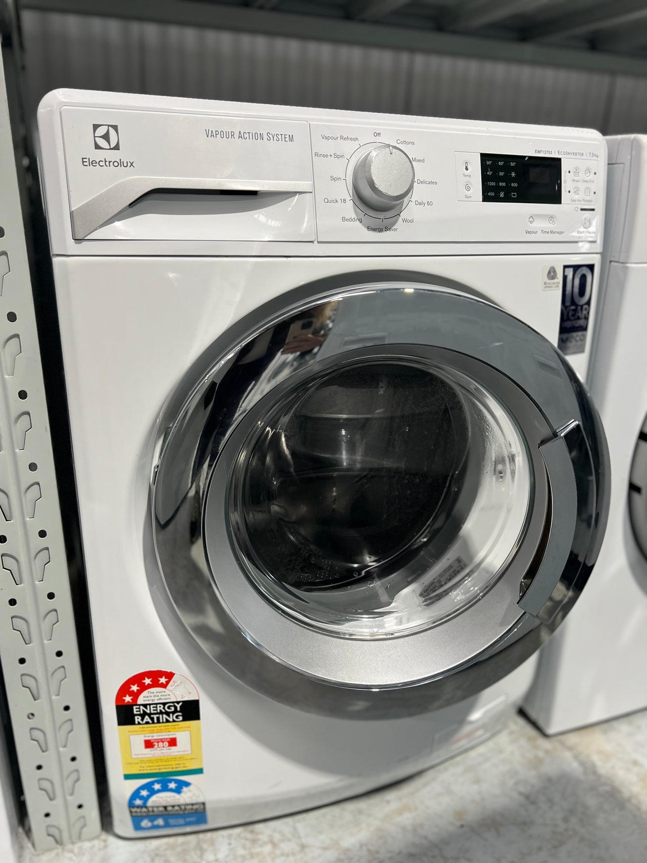 Second hand Electrolux 7.5kg Front Load Washing Machine Model: EWF12753 - Second Hand Appliances Geebung