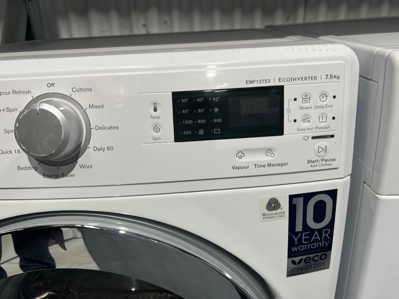 Second hand Electrolux 7.5kg Front Load Washing Machine Model: EWF12753 - Second Hand Appliances Geebung