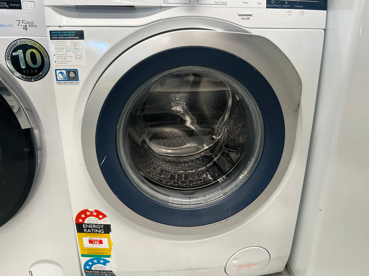 Second hand Electrolux 8.5 Kg Front Load Washing Machine EWF8524CDWA - Second Hand Appliances Geebung