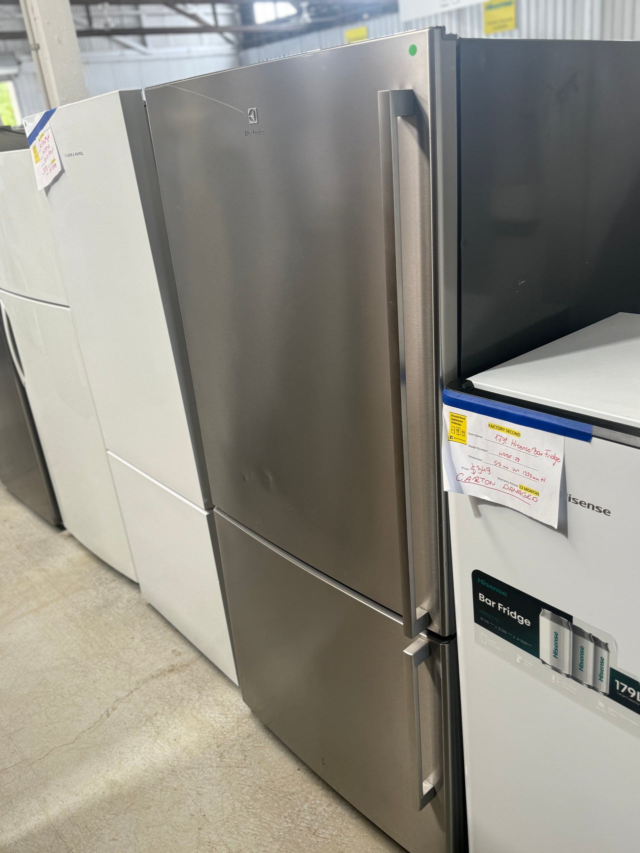 Second hand Electrolux EBM5100SD – 510L Bottom Mount Refrigerator (Stainless Steel) - Second Hand Appliances Geebung