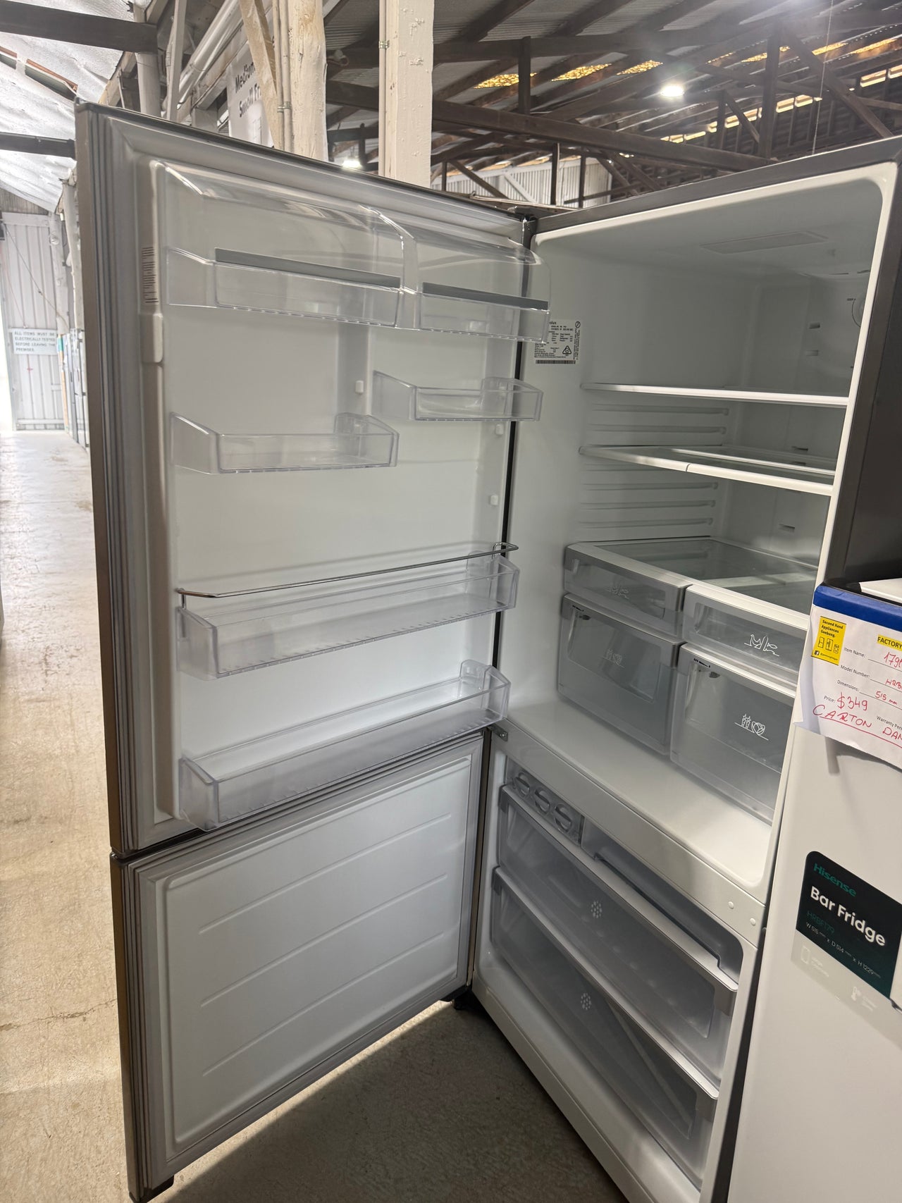 Second hand Electrolux EBM5100SD – 510L Bottom Mount Refrigerator (Stainless Steel) - Second Hand Appliances Geebung