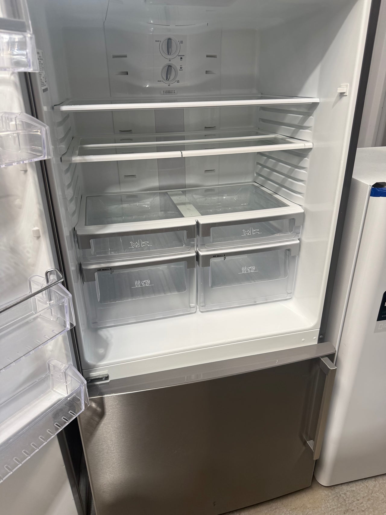 Second hand Electrolux EBM5100SD – 510L Bottom Mount Refrigerator (Stainless Steel) - Second Hand Appliances Geebung
