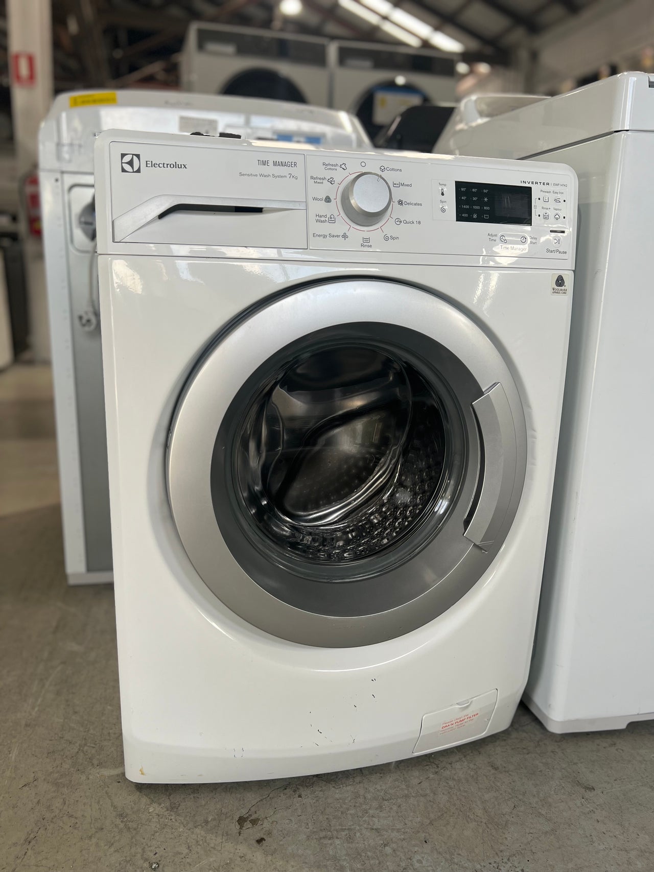 Second hand Electrolux Time Manager 7kg front load washer EWF14742 - Second Hand Appliances Geebung