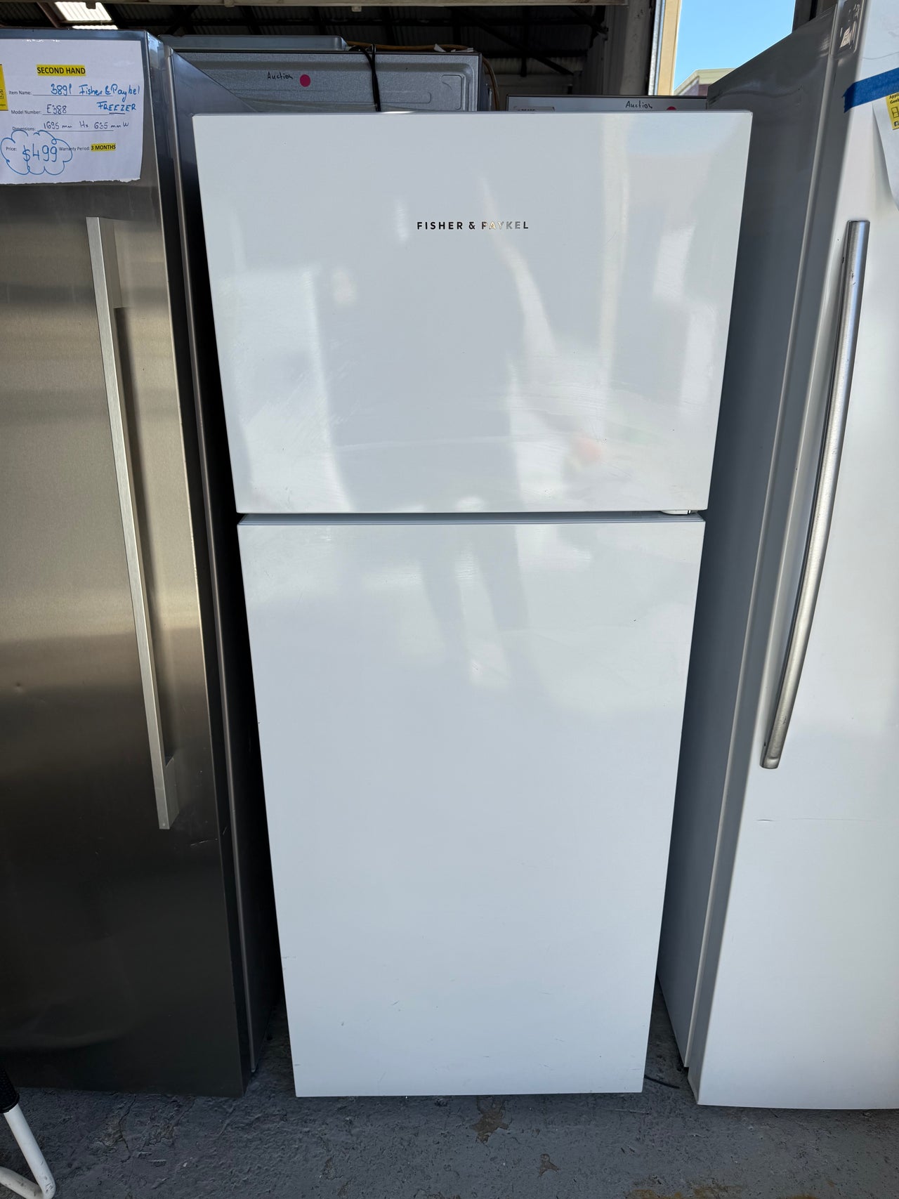 Second hand Fisher & Paykel 380l Top Mount Fridge RF381TRPW6 - Second Hand Appliances Geebung