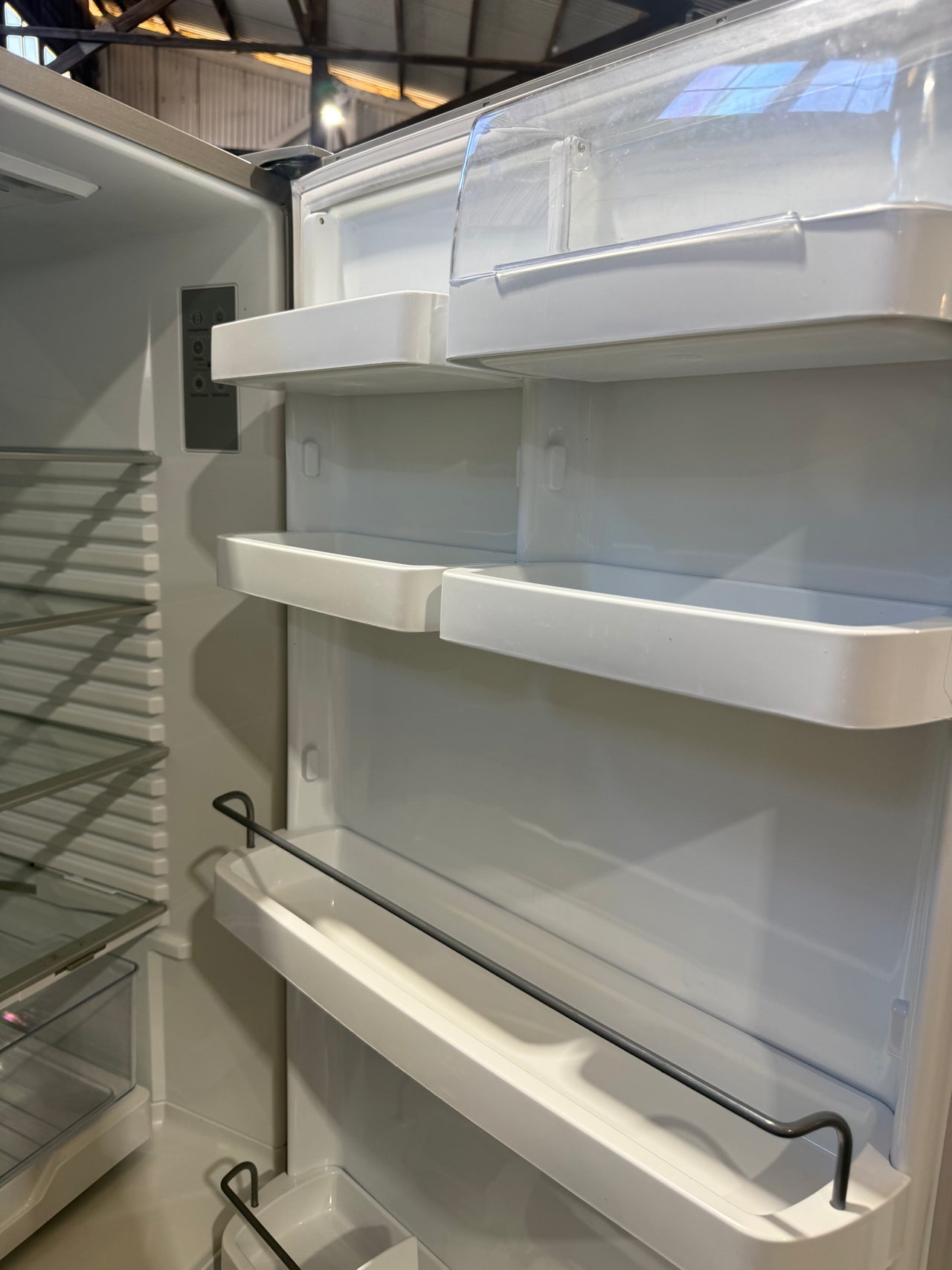 Second hand Fisher&Paykel 403l bottom mounted fridge freezer E402BRX4 - Second Hand Appliances Geebung