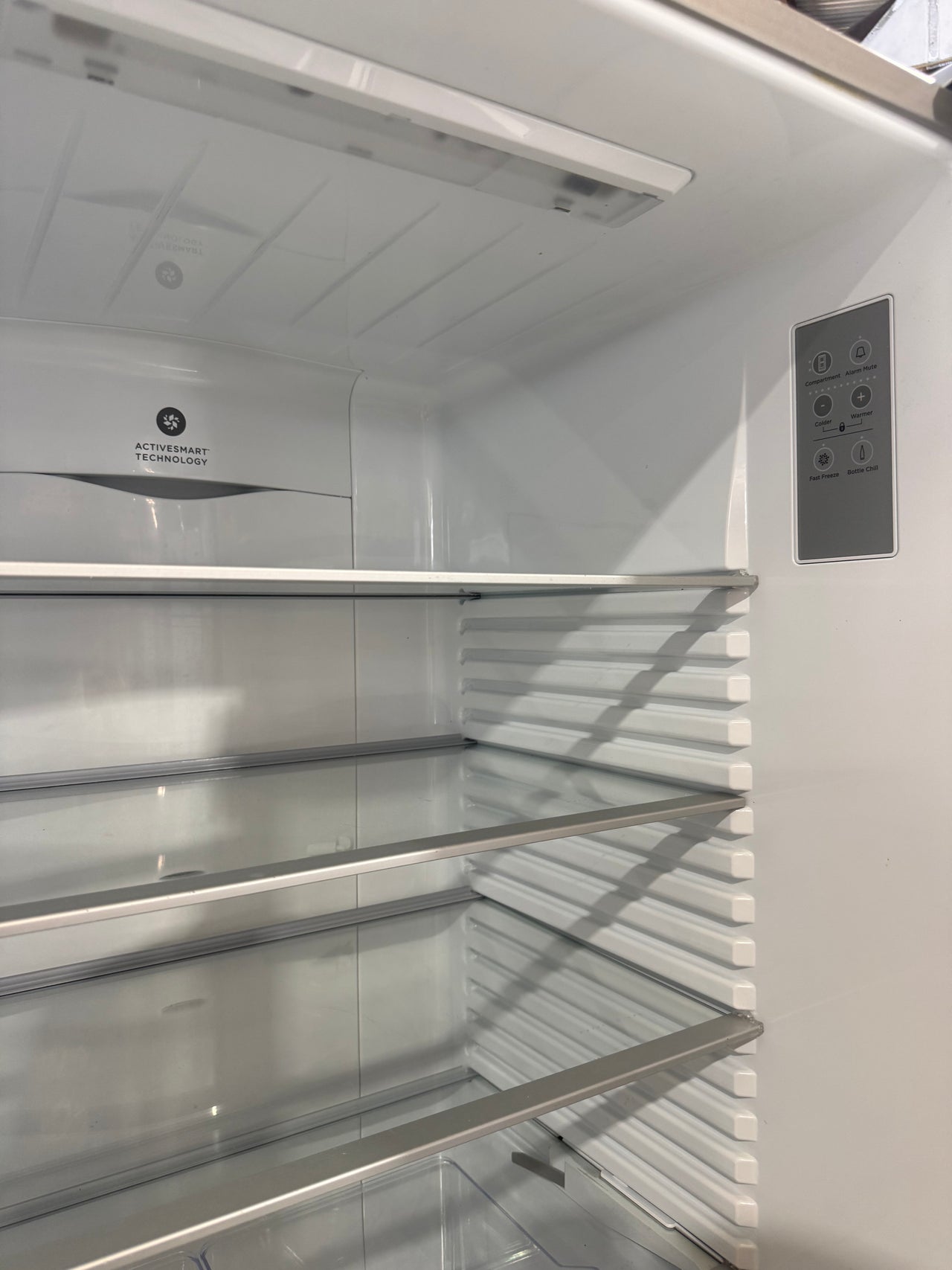 Second hand Fisher&Paykel 403l bottom mounted fridge freezer E402BRX4 - Second Hand Appliances Geebung