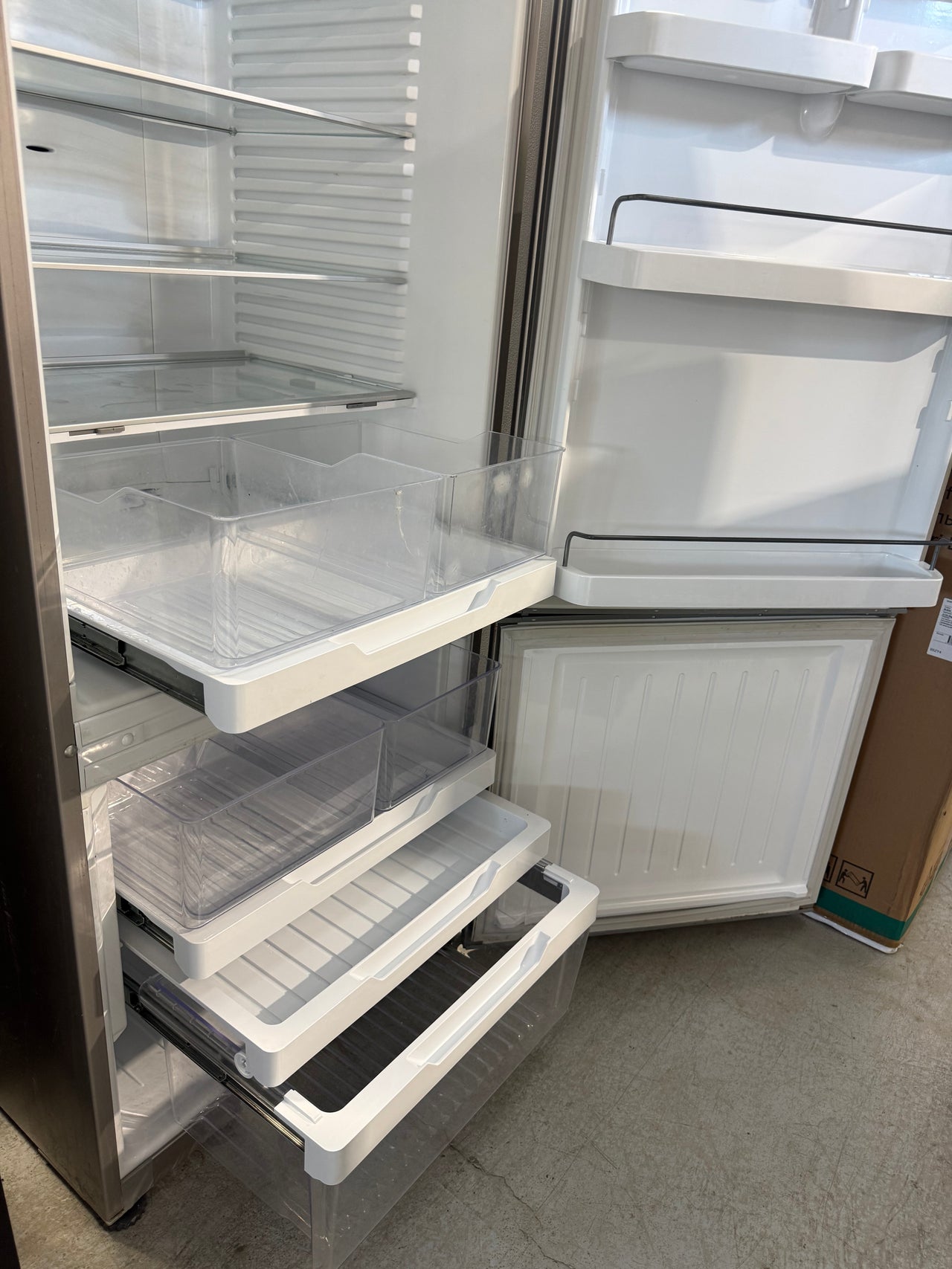 Second hand Fisher & Paykel 442L ActiveSmart™ Bottom Mount Fridge – Stainless Steel (E442B) - Second Hand Appliances Geebung