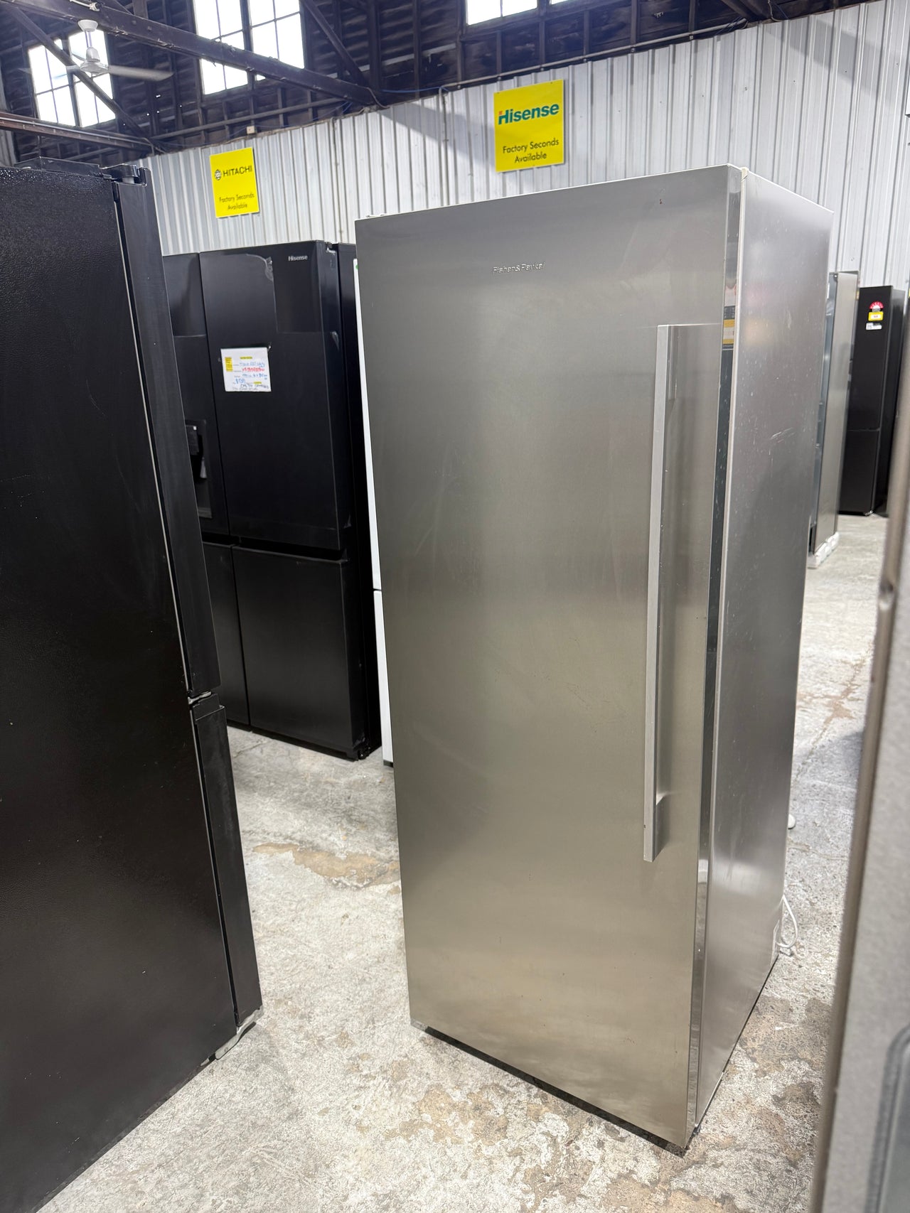 Second hand Fisher & Paykel 451L Upright Fridge – E450LXFD1 - Second Hand Appliances Geebung