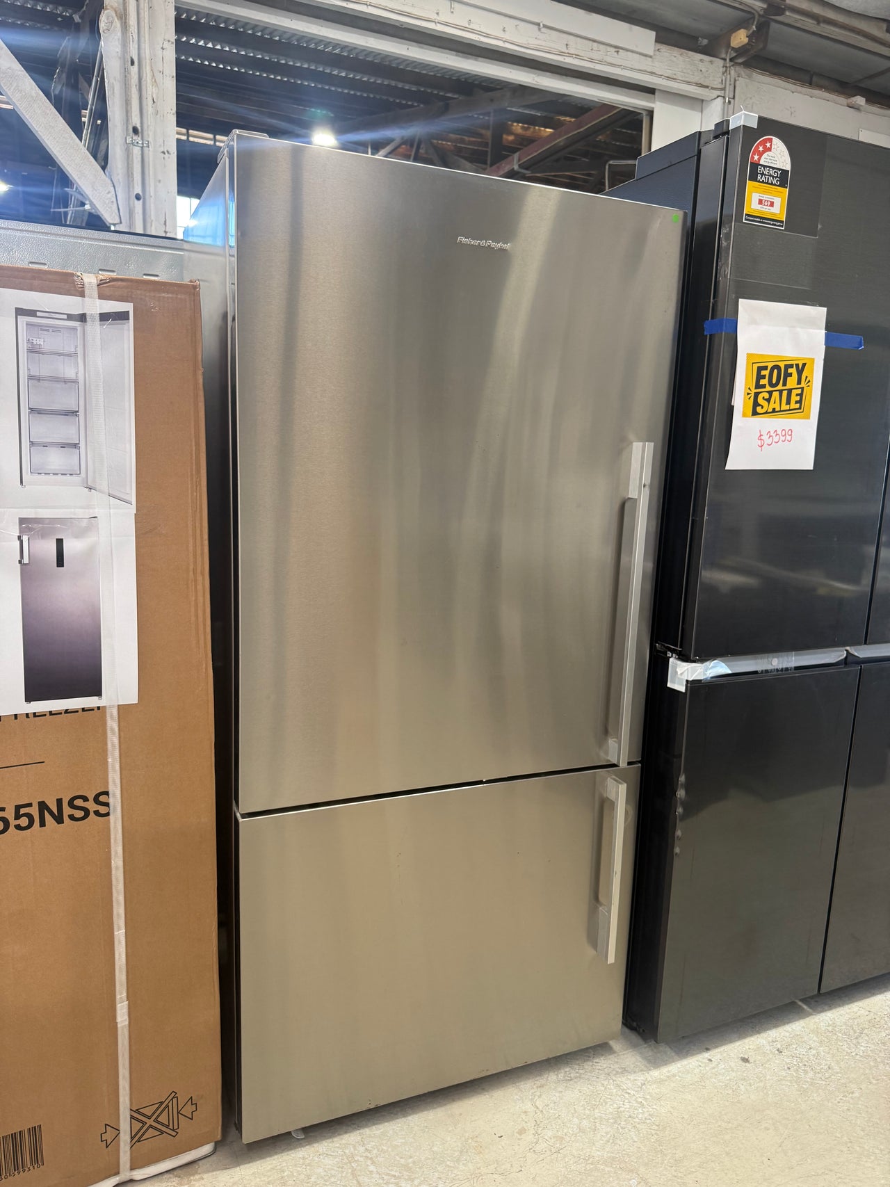 Second hand Fisher &  Paykel 519L Bottom Mount Refrigerator – E522BLXFD - Second Hand Appliances Geebung