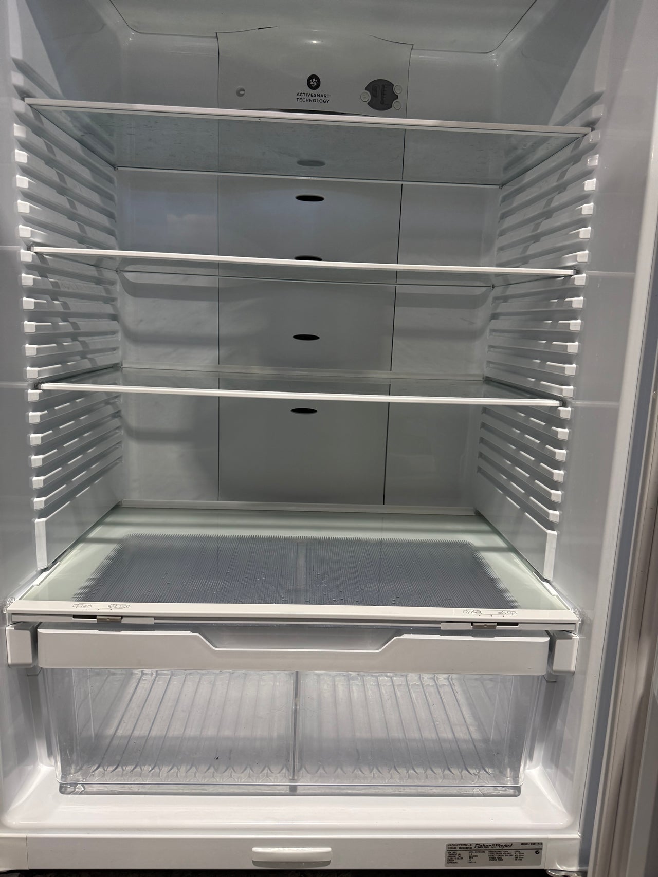 Second hand Fisher & Paykel 519L Top Mount Refrigerator – White  Model: E521TRT3 - Second Hand Appliances Geebung
