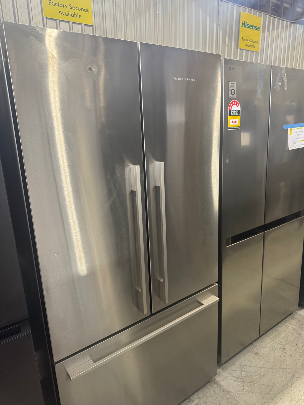 Second hand Fisher & Paykel 569l French Door Fridge – RF610ADX5 - Second Hand Appliances Geebung