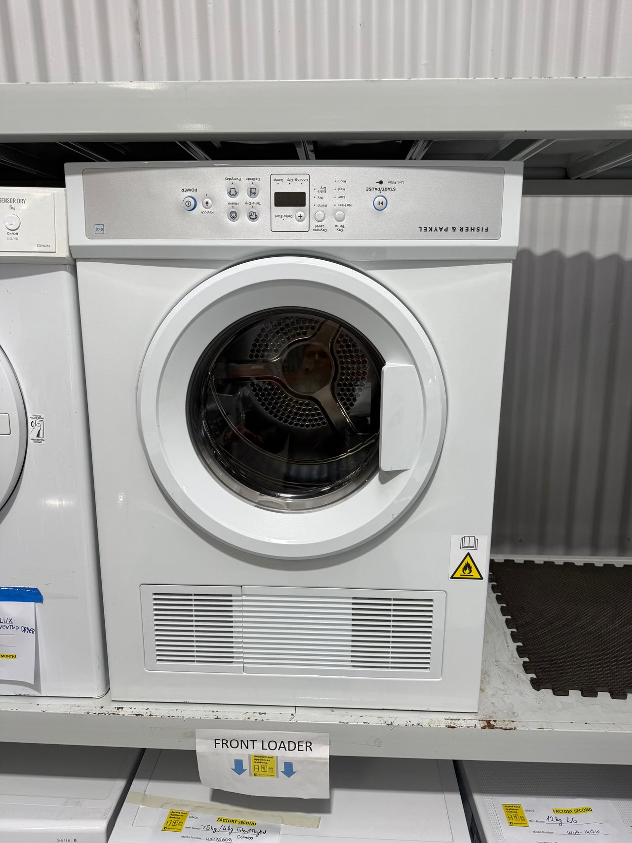 Second hand Fisher&Paykel 5kg Vented Dryer Model: DE5060M1 - Second Hand Appliances Geebung