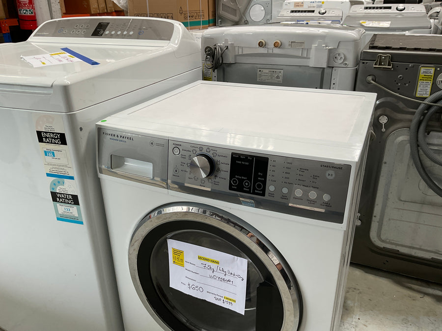 Buy Second hand Fisher & Paykel 7.5kg/4kg Washer Dryer Combo WD7560P1 |  | [product_variant] | Second Hand Appliances Geebung Brisbane
