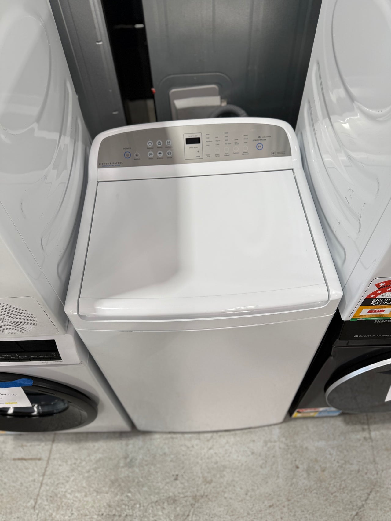 Second hand 8,5 kg Fisher&Paykel Top Loader washing machine  Model: WA8560G1 - Second Hand Appliances Geebung
