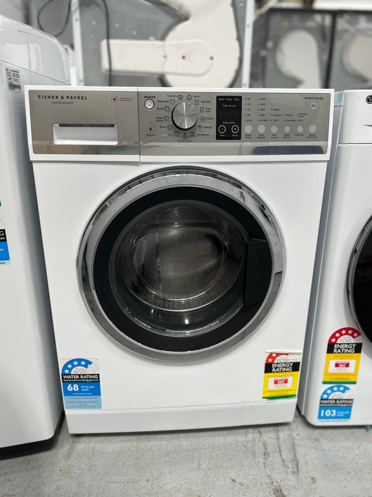 Second hand Fisher&Paykel 8kg Front Load Washing Machine Model: WH8060P2 - Second Hand Appliances Geebung