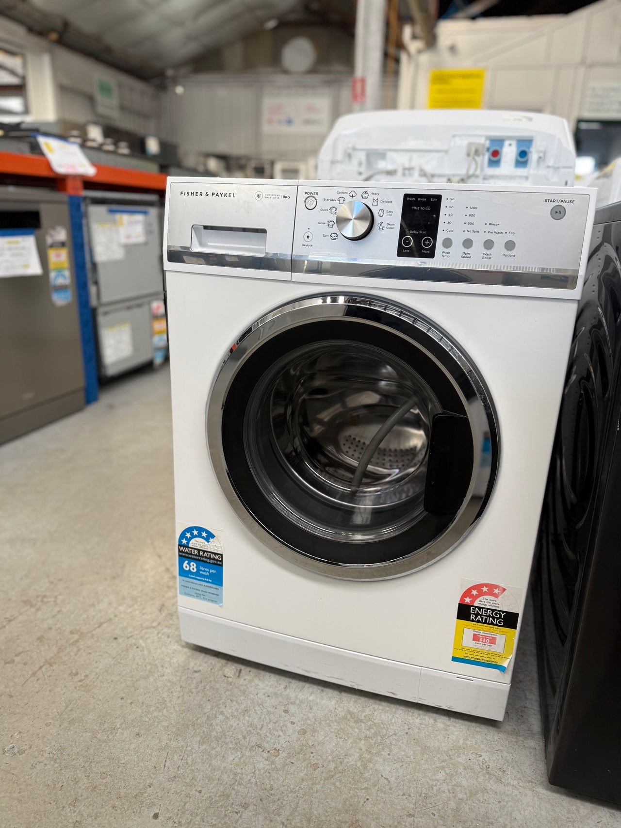 Second hand Fisher&Paykel 8kg Front Loader Washing Machine  Model: WH8060J3 - Second Hand Appliances Geebung