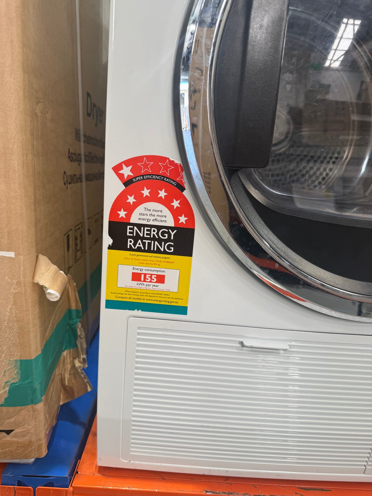 Second hand Fisher & Paykel 8kg Heat Pump Dryer DH8060P1 - Second Hand Appliances Geebung