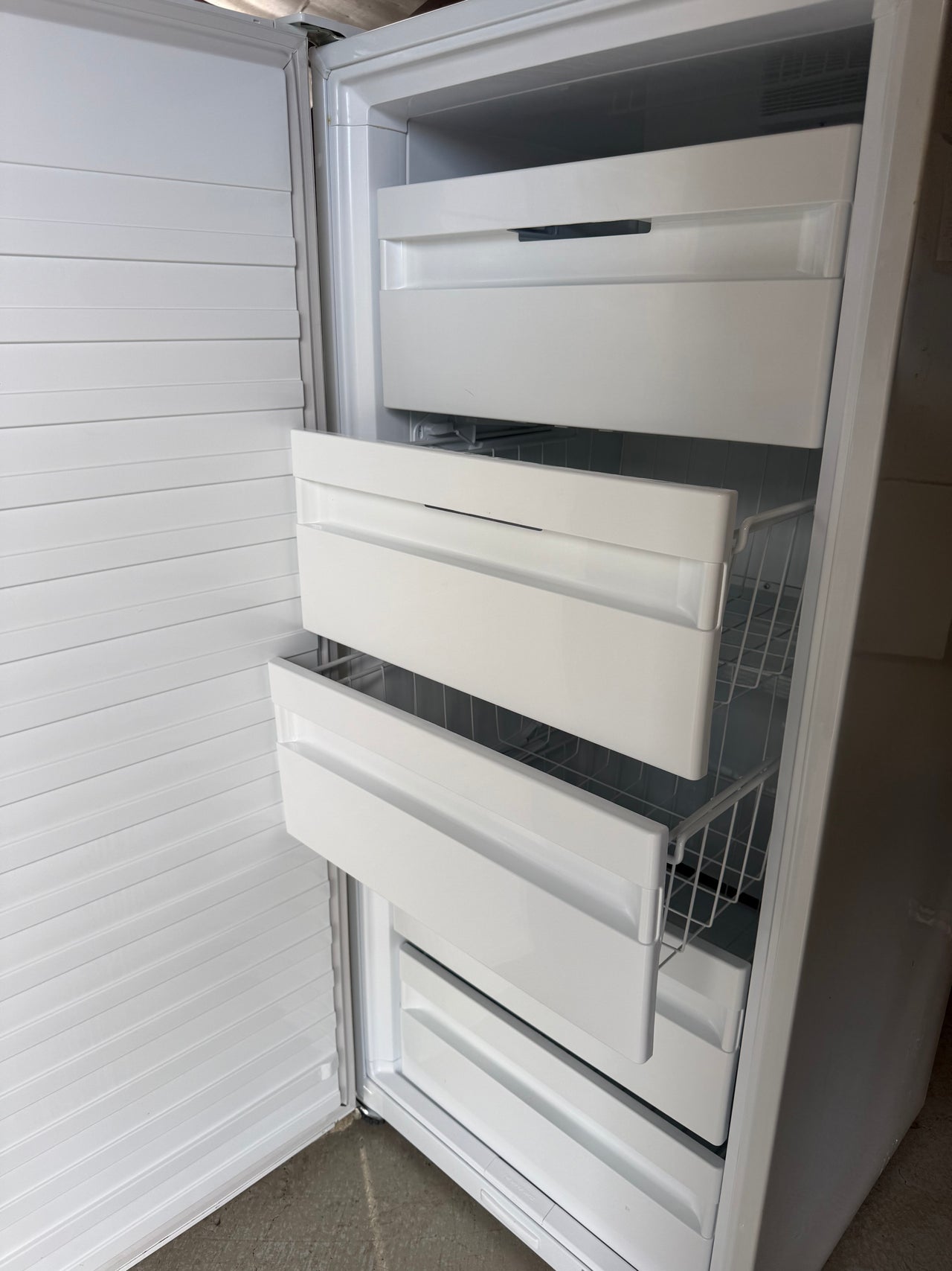 Second hand Fisher & Paykel E308LW1 304L upright vertical freezer - Second Hand Appliances Geebung