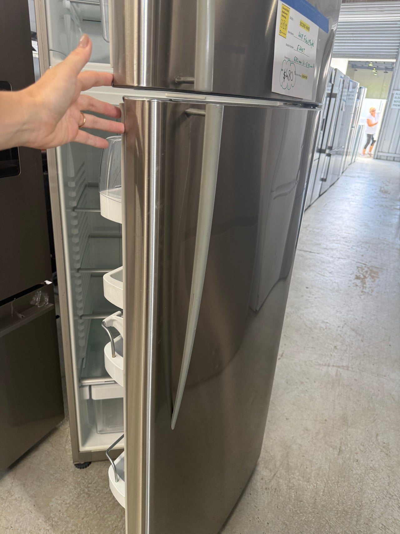 Second hand Fisher & Paykel E440TRX3 447L Top Mount Fridge - Second Hand Appliances Geebung