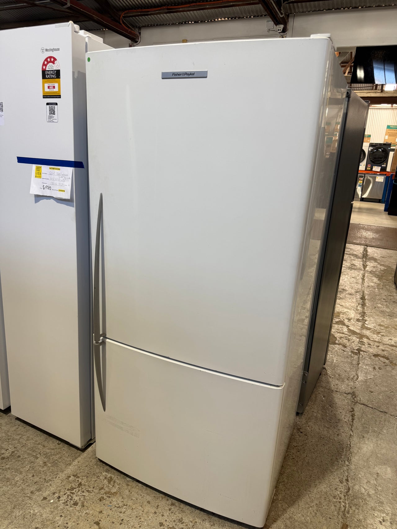Second hand Fisher & Paykel E522BRE 519 L ActiveSmart™ Bottom-Mount Fridge - Second Hand Appliances Geebung