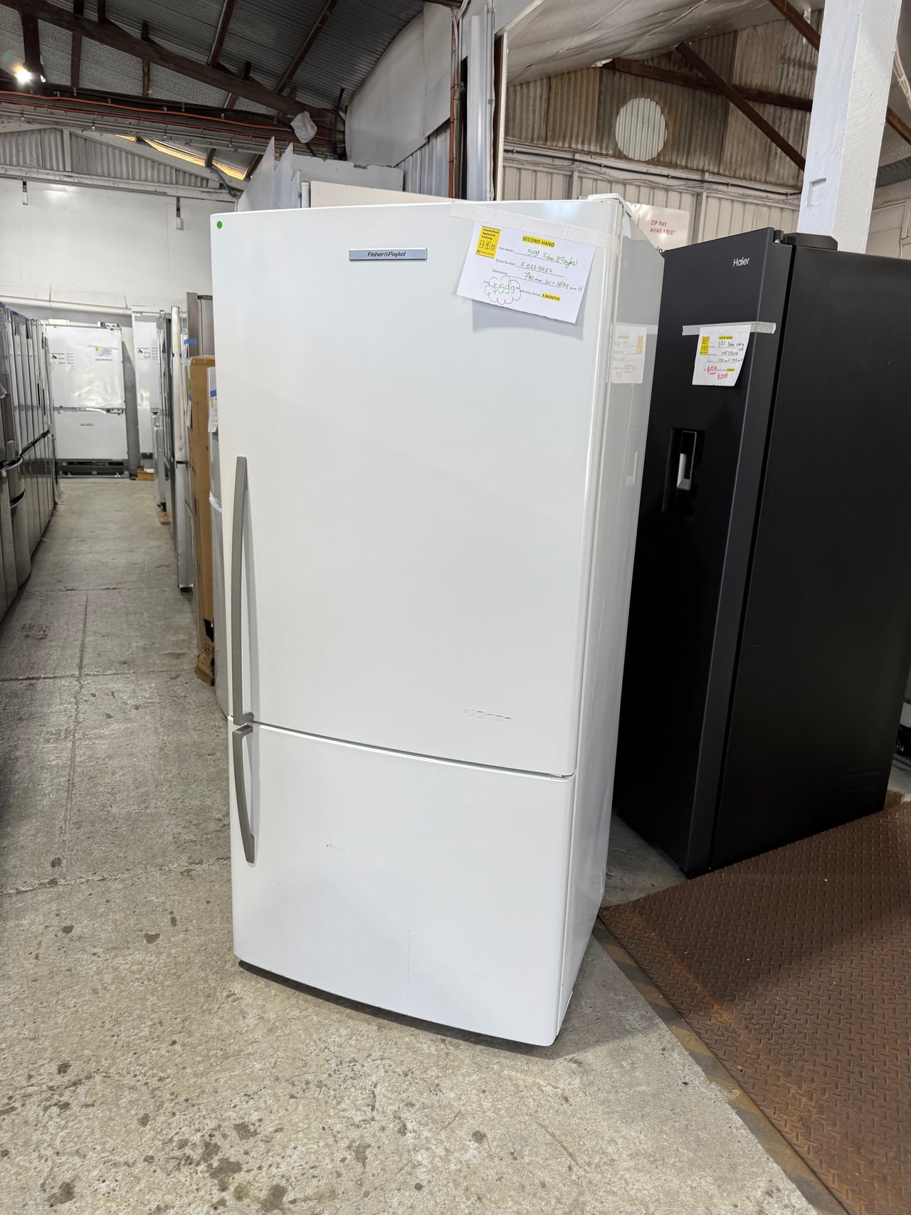 Second hand Fisher & Paykel E522BRE4 519 L ActiveSmart™ Bottom-Mount Fridge - Second Hand Appliances Geebung