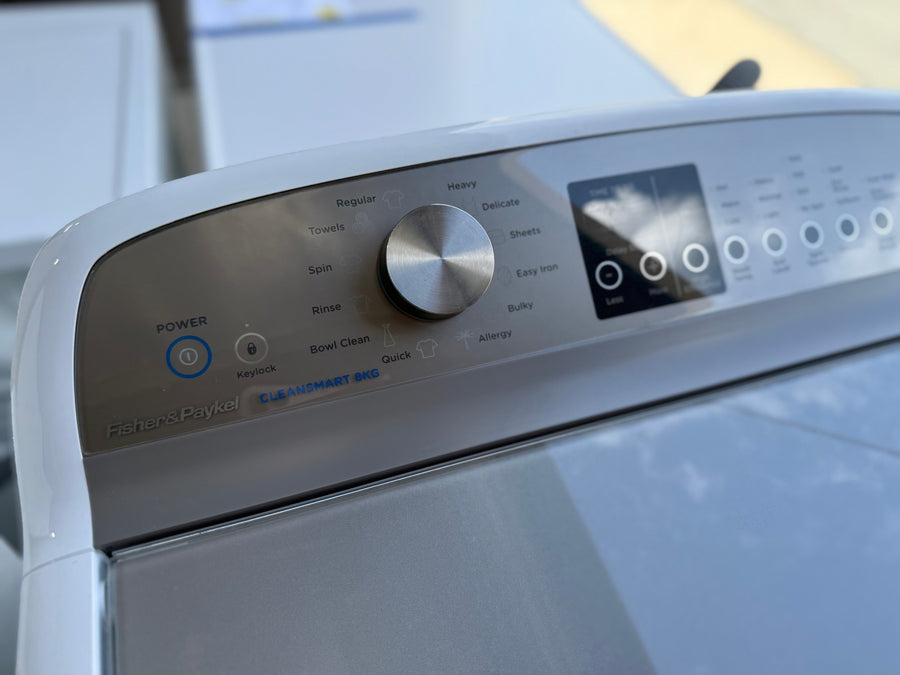 Second hand Fisher & Paykel Series 5 8kg Top Load Washing Machine with Eco-Active WL8060P1 - Second Hand Appliances Geebung