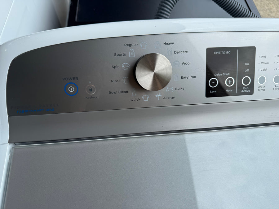 Second hand Fisher & Paykel WA1068P1  10kg top-loading washing machine - Second Hand Appliances Geebung