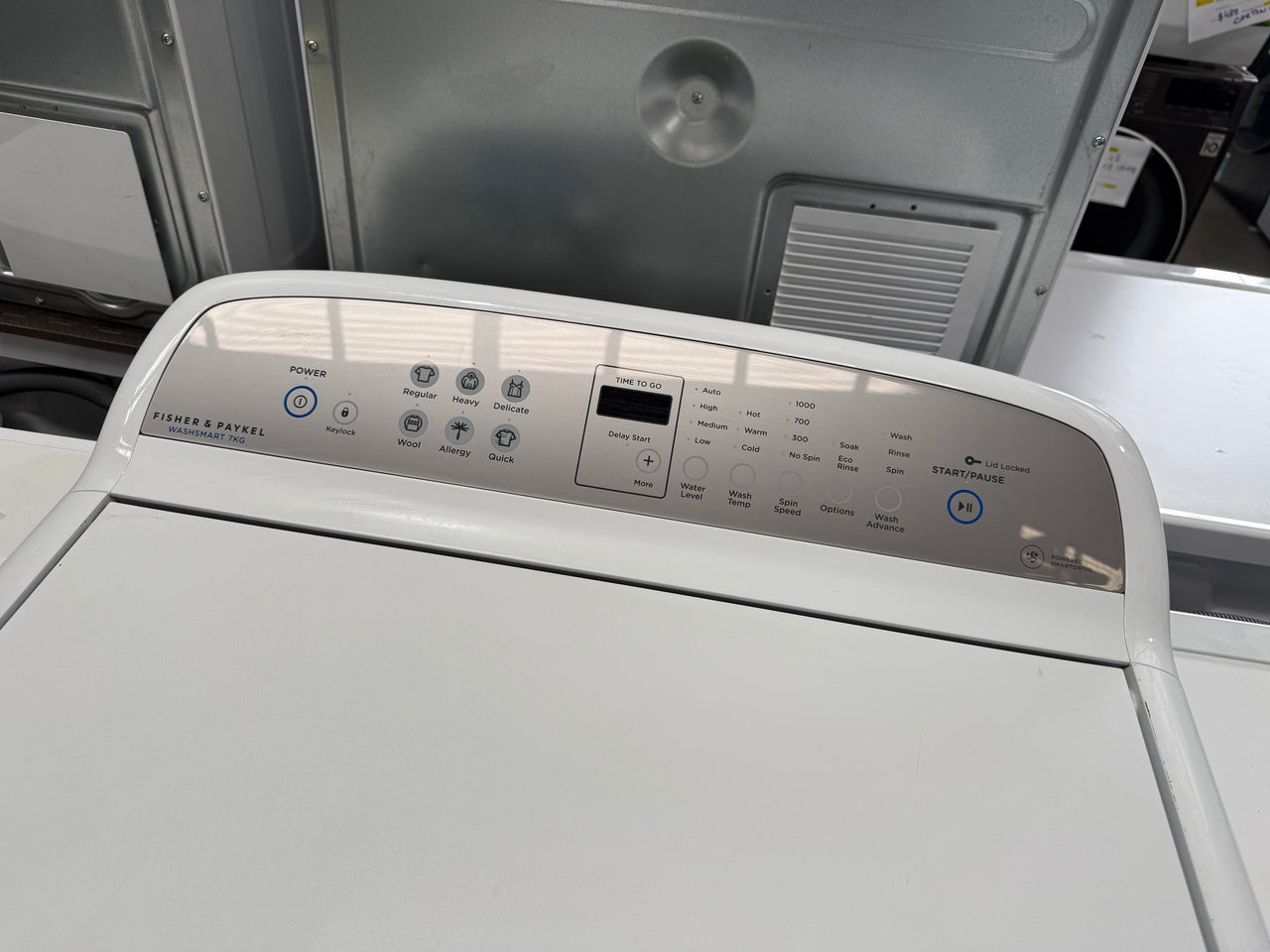 Second hand Fisher & Paykel WA7060G2 7kg Top Load Washing Machine - Second Hand Appliances Geebung
