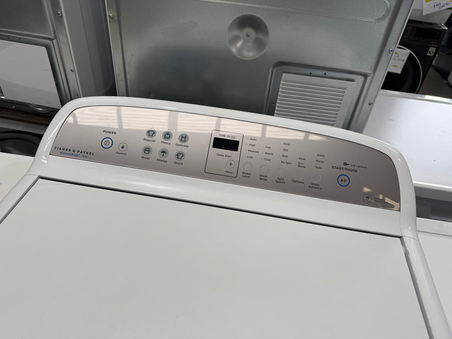 Second hand Fisher & Paykel WA7060G2 7kg Top Load Washing Machine - Second Hand Appliances Geebung
