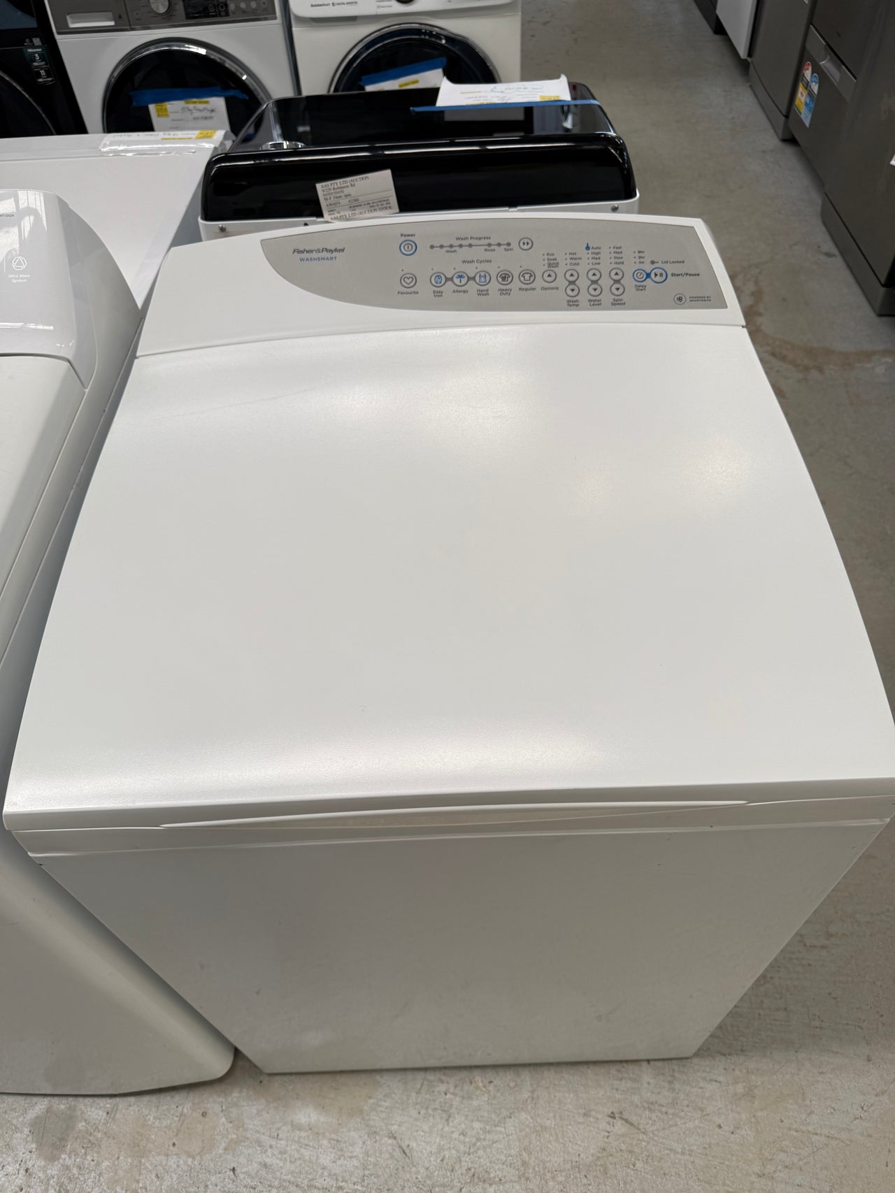 Second hand Fisher & Paykel WA80T65GW1 8kg Top Load Washing Machine Model Number: WA80T65GW1 - Second Hand Appliances Geebung
