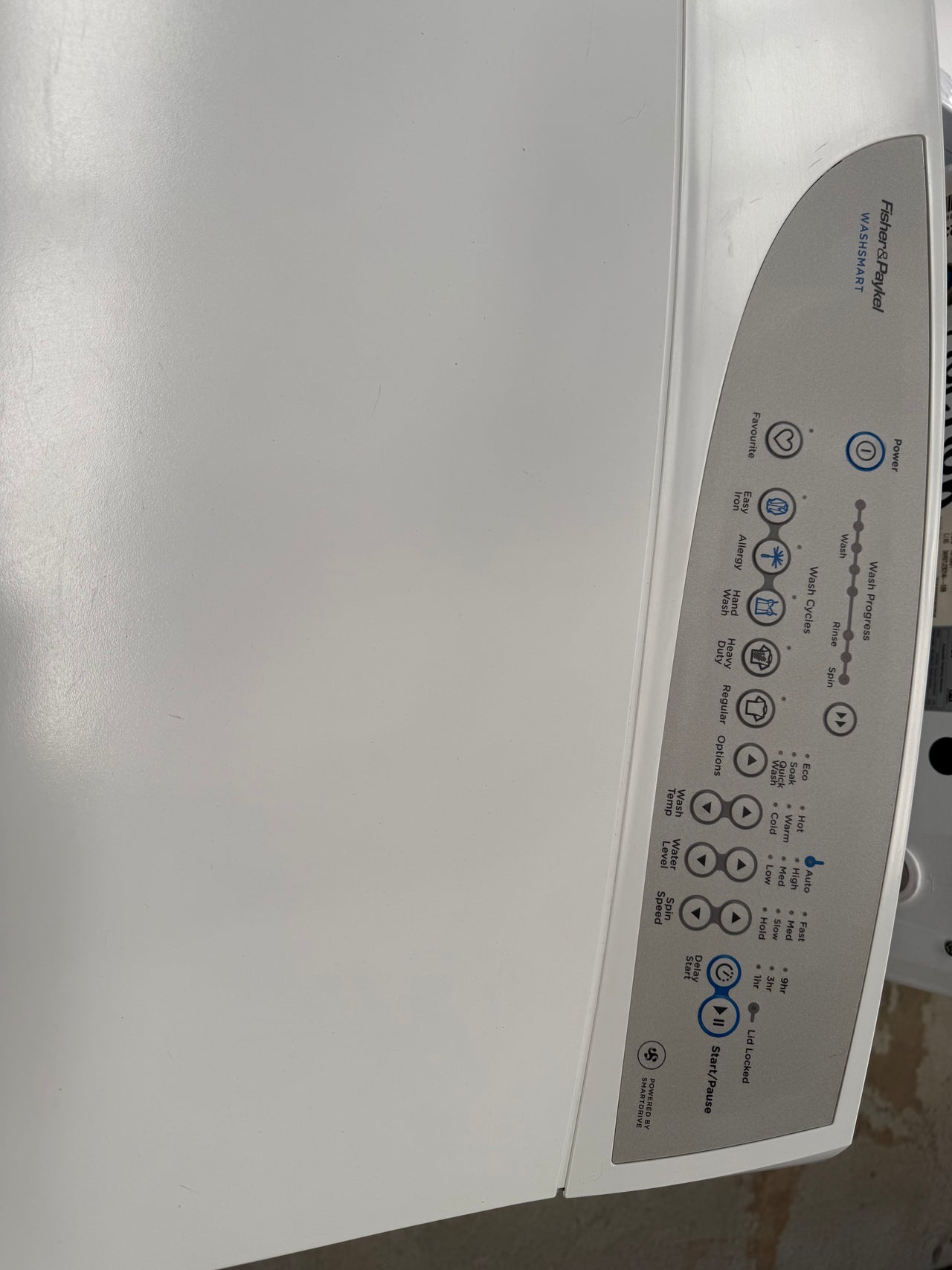 Second hand Fisher & Paykel WA80T65GW1 8kg Top Load Washing Machine Model Number: WA80T65GW1 - Second Hand Appliances Geebung