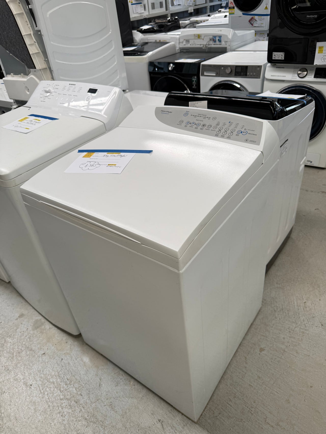 Second hand Fisher & Paykel WA80T65GW1 8kg Top Load Washing Machine Model Number: WA80T65GW1 - Second Hand Appliances Geebung