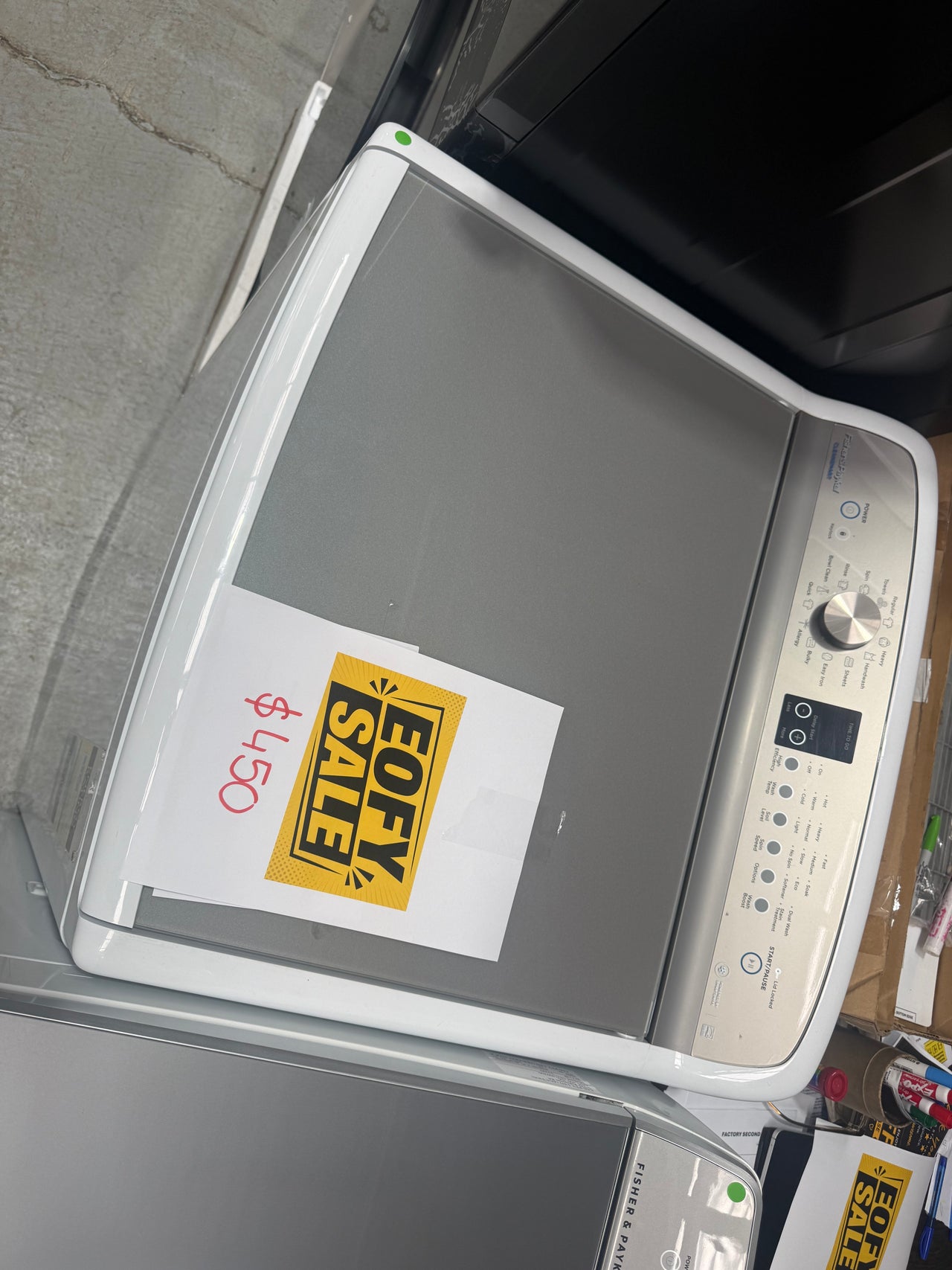 Second hand Fisher & Paykel WL1068P1 – 10 kg Top Load Washing Machine - Second Hand Appliances Geebung